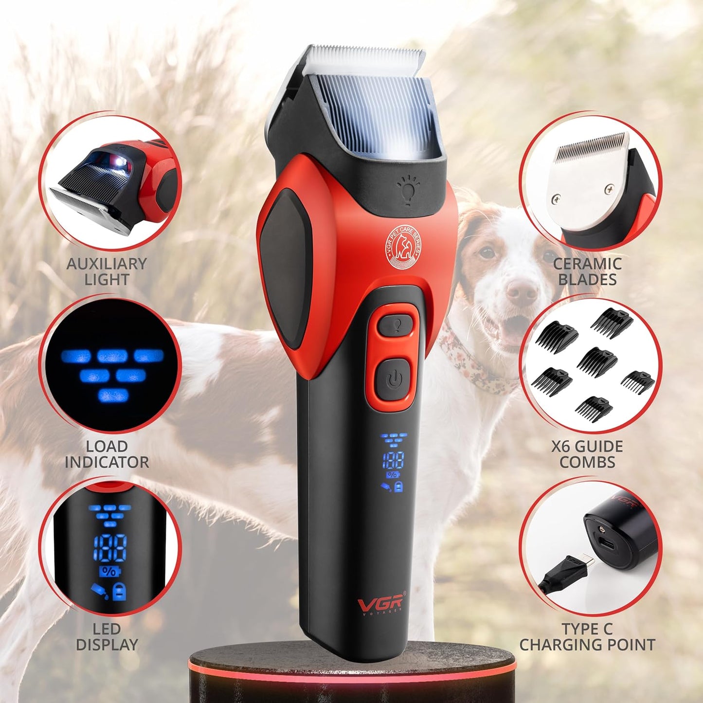 V-208 PET RED