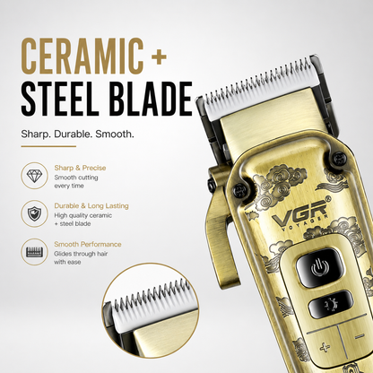 VGR V-005 Full Set Professional Hair Clipper Kit